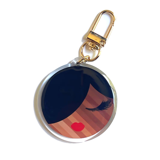 Shades of Beauty Acrylic Keychain & Bag Charm