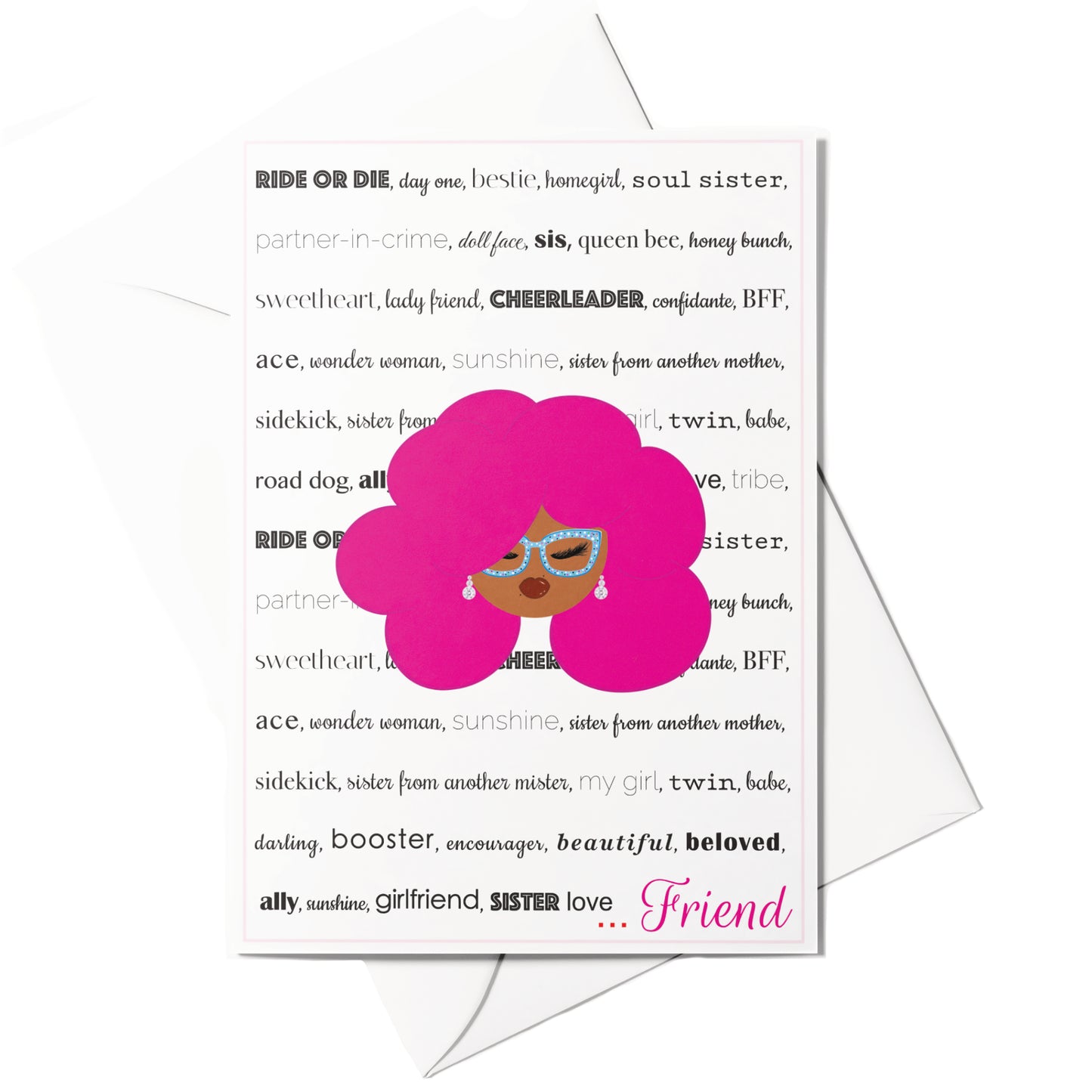 Sisterhood Love, Greeting Card