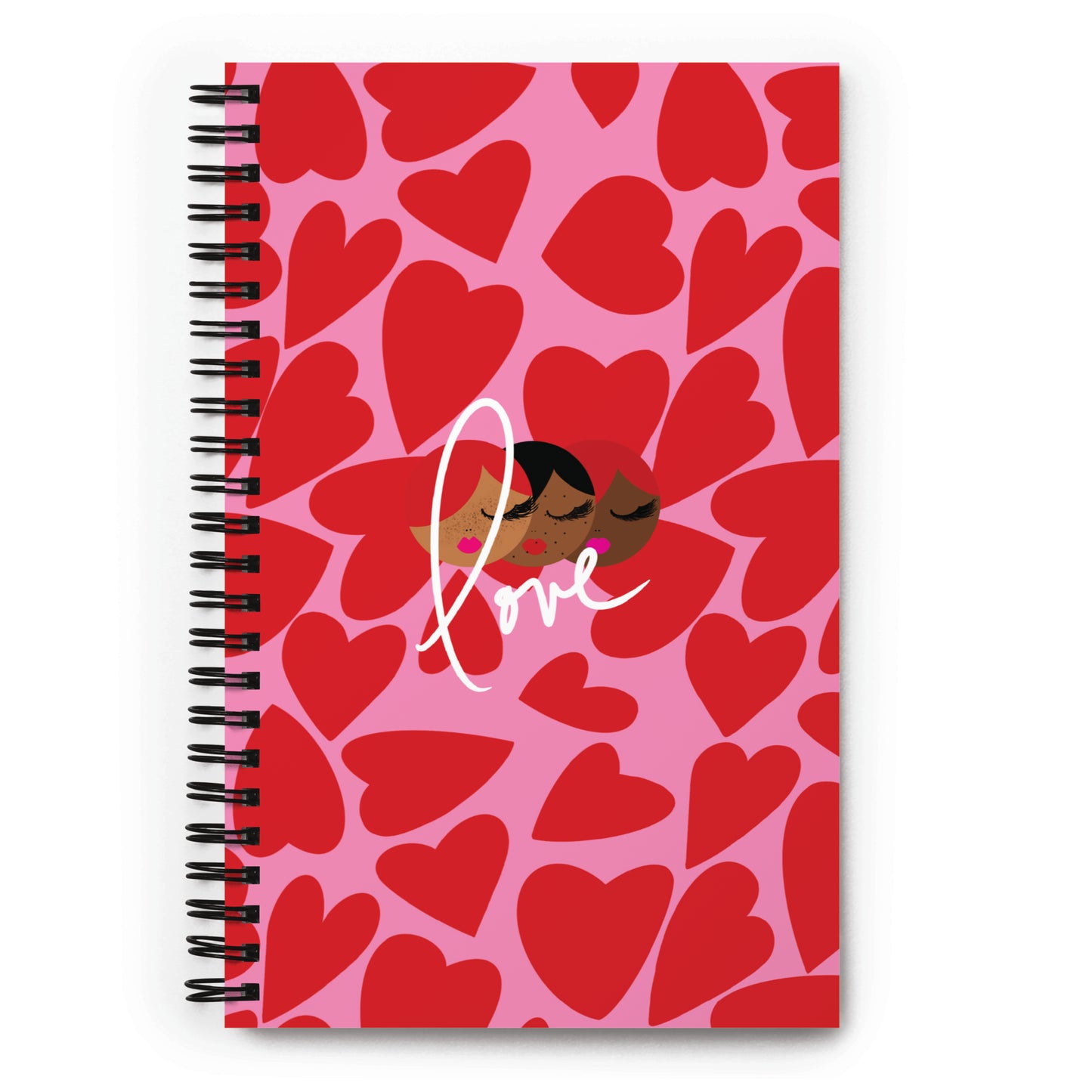 Love Hearts 5.5x8.5" Notebook