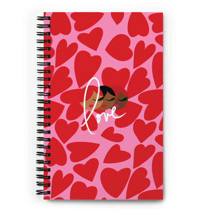 Love Hearts 5.5x8.5" Notebook