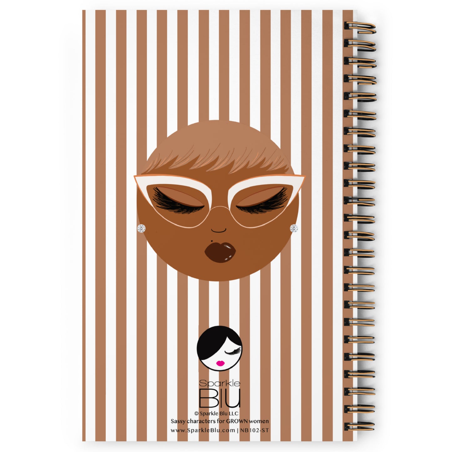 Stephanie, Allergic to Nonsense, 5.5x8.5" Notebook