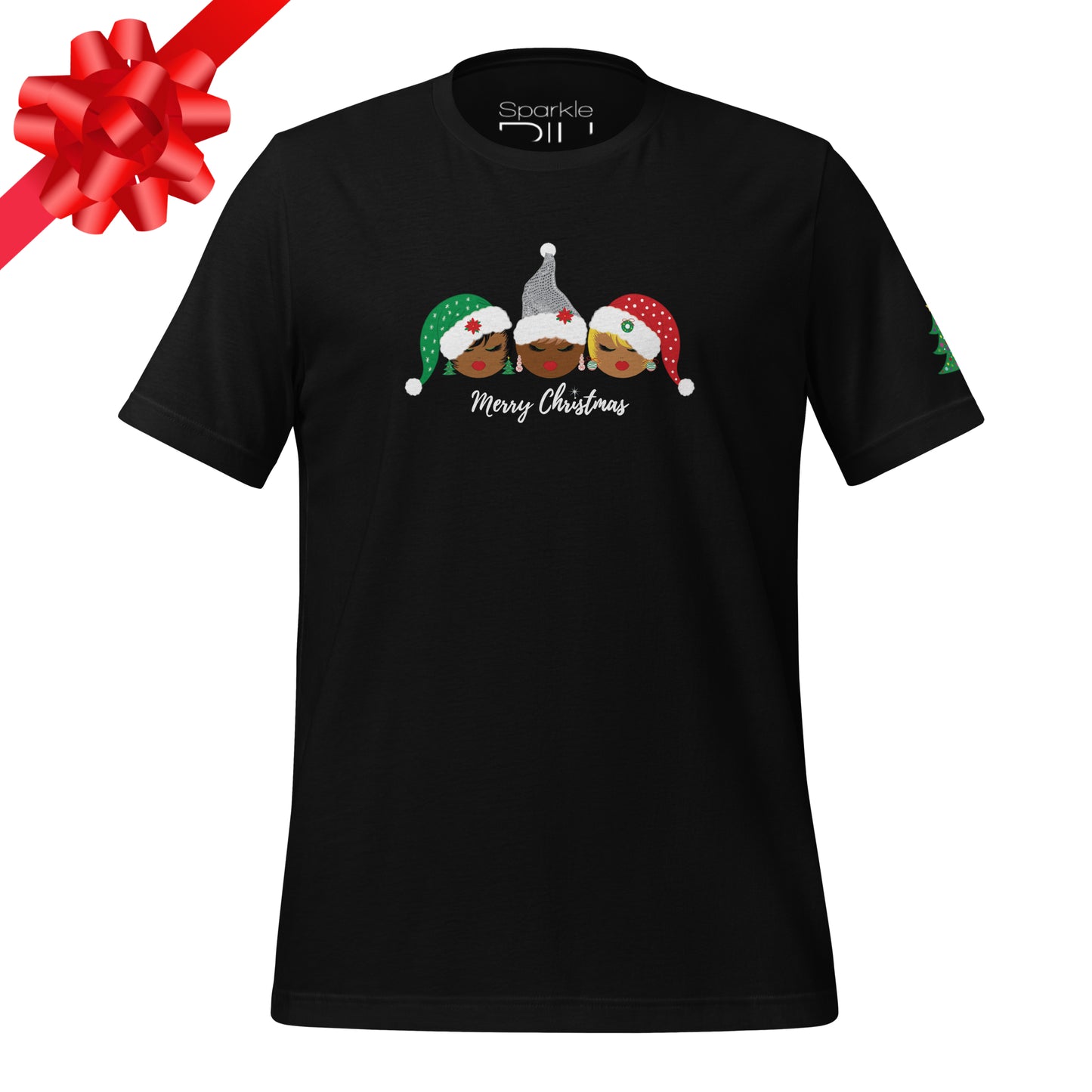 Sleigh Sisters, Merry Christmas Holiday T-Shirt