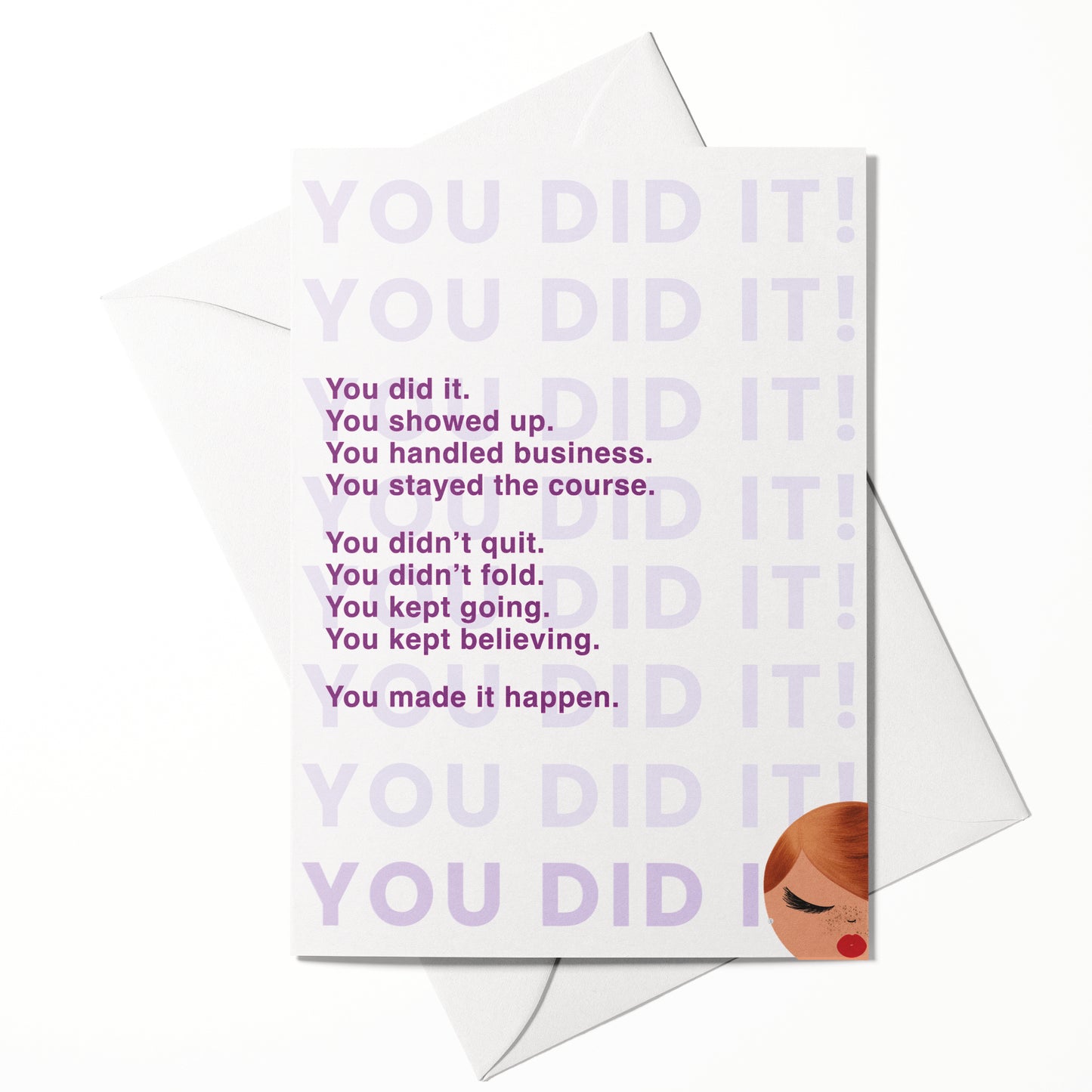 You Did It! Greeting Card