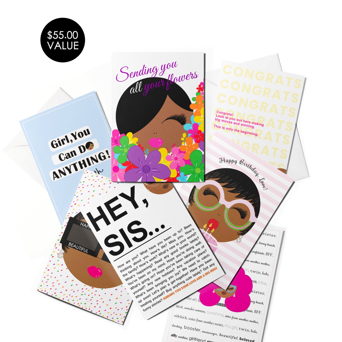 The Card Stash | Assorted Greeting Card Set of 10