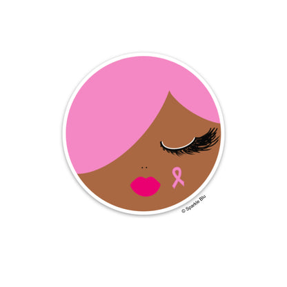 Candy, Pink Breast Cancer Awareness Sticker