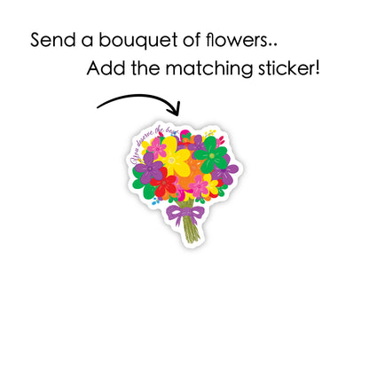 Sending You All Your Flowers, Greeting Card