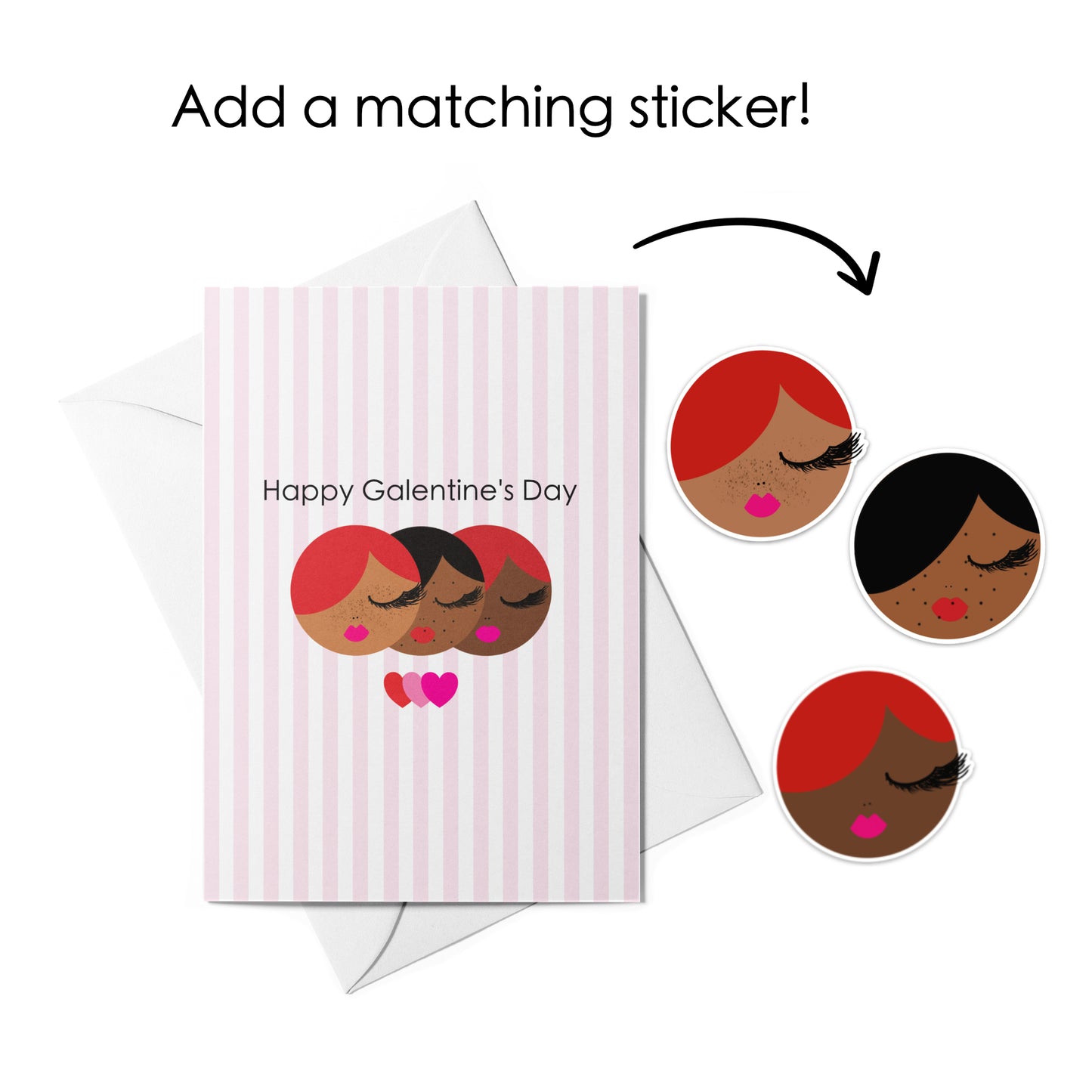 Happy Galentine's Day Greeting Card