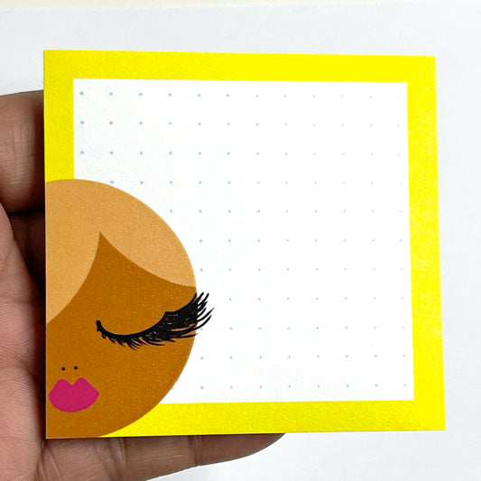 Larece, Yellow Sticky Notes, Dotted Sheets