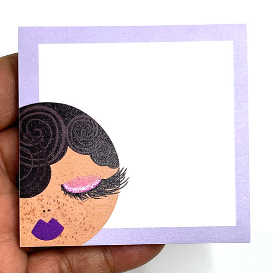 Pepper, Purple Sticky Notes