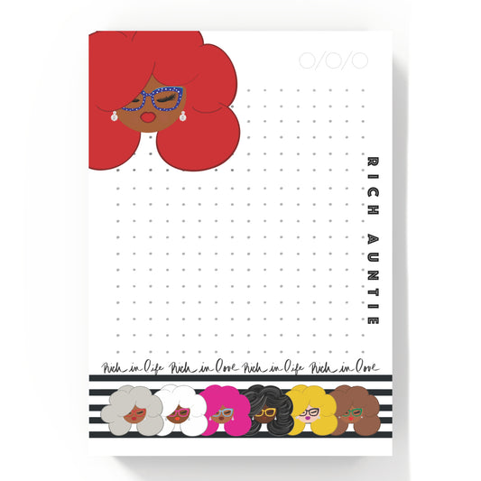 Rich Aunties Notepad 5x7"
