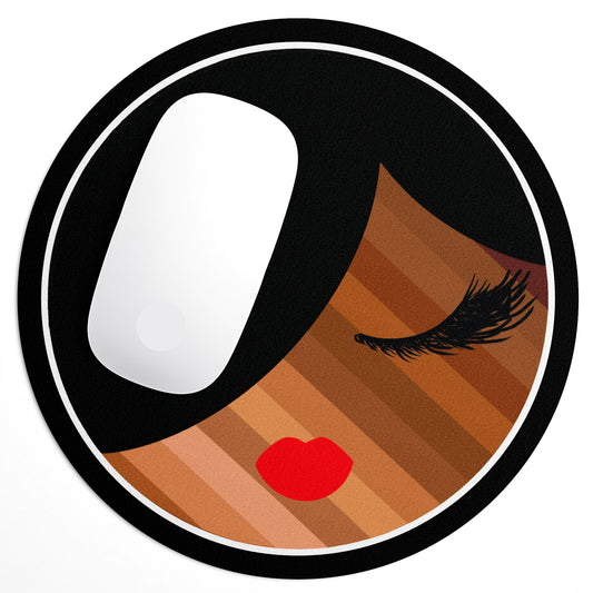 Shades of Beauty, Round Mouse Pad