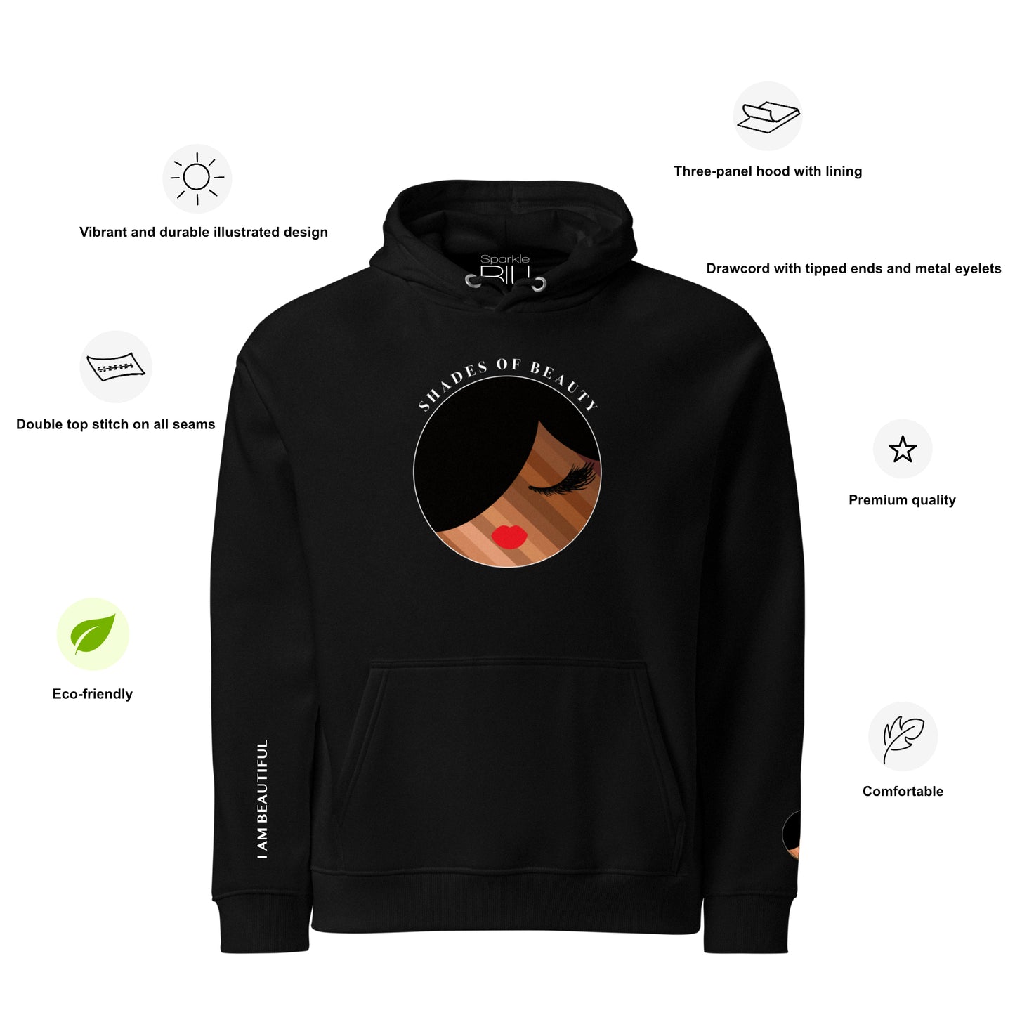 Shades of Beauty, Eco-Premium Hoodie