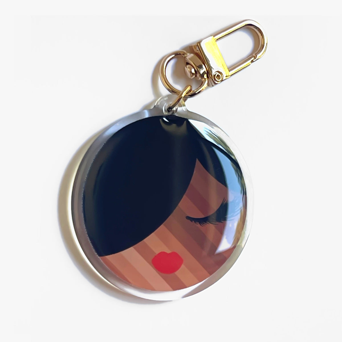 Shades of Beauty Acrylic Keychain & Bag Charm