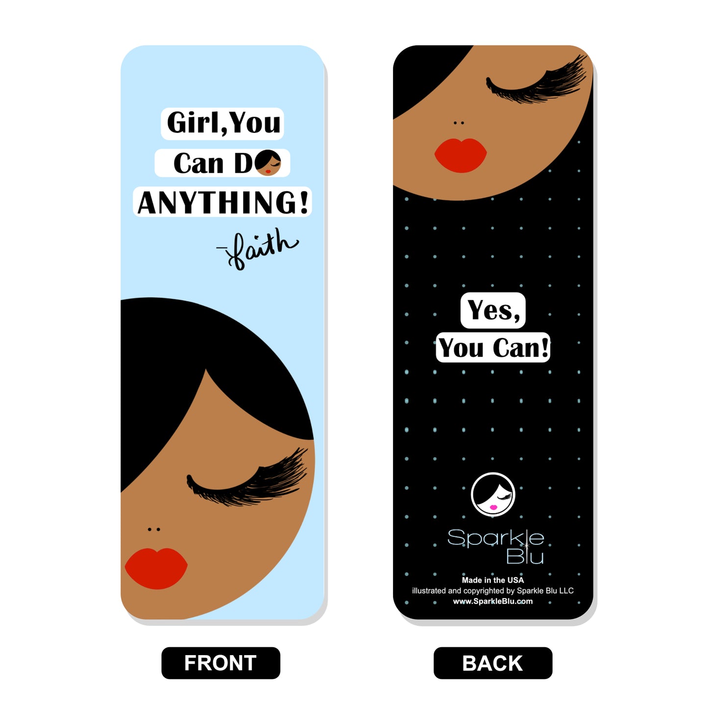 Girl, You Can Do Anything! Encouraging Bookmark